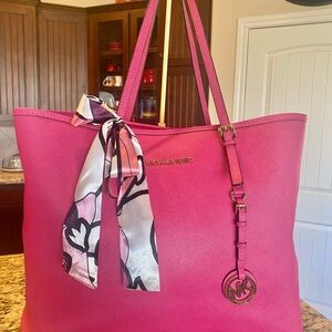 Michael Kors Pink Tote Bag